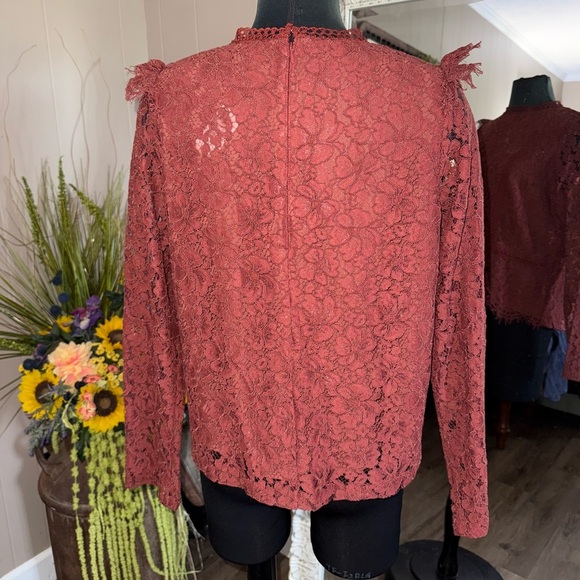 EXPRESS • Lace Long Sleeve - Picture 5 of 12